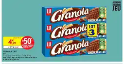 Intermarché LU Granola lait offre