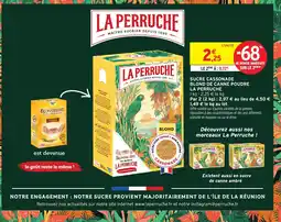 Intermarché LA PERRUCHE Sucre cassonade blond de canne poudre offre