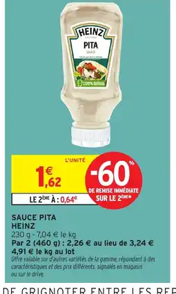 Intermarché HERTA Sauce pita offre