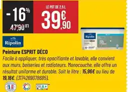 Bricorama RIPOLIN Peinture esprit déco offre