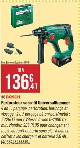 Bricorama BOSCH Perforateur sans-fil UniversalHammer offre