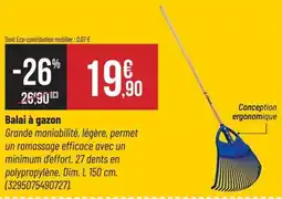 Bricorama Balai à gazon offre