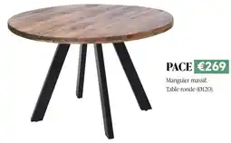 Meubles Crack PACE Table ronde offre