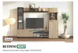 Meubles Crack RETIMNO Living complet offre