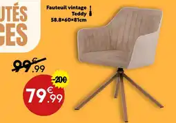 Maxi Bazar TEDDY Fauteuil vintage offre