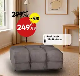 Maxi Bazar JACOB Pouf offre