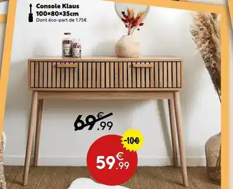 Maxi Bazar KLAUS Console offre