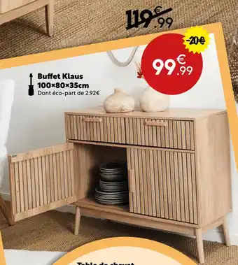 Maxi Bazar Buffet Klaus offre