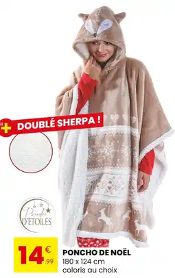 Stokomani Poussière d'Étoiles Poncho de Noël offre