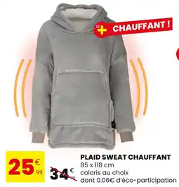 Stokomani Plaid Sweat Chauffant offre