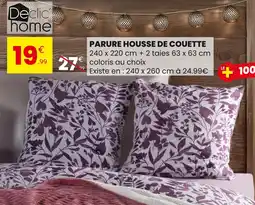 Stokomani Declic Home Parure housse de couette offre