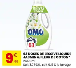 Stokomani OMO Lessive liquide Jasmin & Fleur de Coton offre