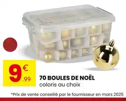 Stokomani 70 boules de Noël offre