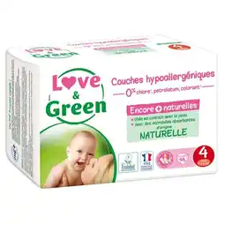 Carrefour Market LOVE & GREEN Couches hypoallergéniques offre