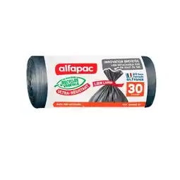 Carrefour ALFAPAC 20 sacs poubelle 30L offre