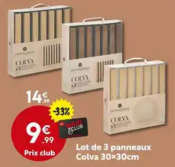 Maxi Bazar Lot de 3 panneaux Colva 30x30cm offre
