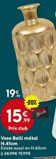 Maxi Bazar Vase Bell offre