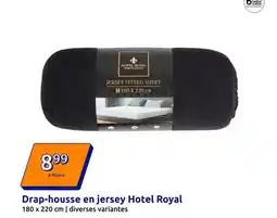 Action Royal - drap-housse en jersey hotel offre