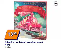 Action Avent - calendrier de l'avent premium max & more offre