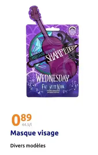 Action Masque visage offre