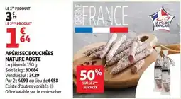 Auchan Supermarché Aoste - aperisec bouchées nature offre