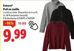 Lidl Esmara - pull en maille offre