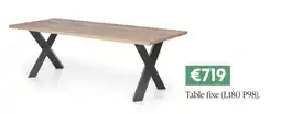 Meubles Crack Table fixe offre