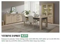 Meubles Crack Panneaux de particules. Vitrine éclairage inclus offre