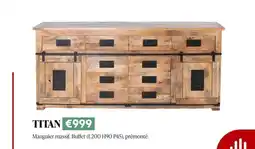 Meubles Crack TITAN Buffet offre