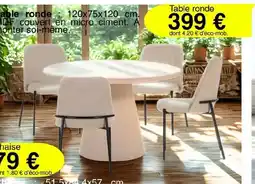 KREABEL Table ronde offre