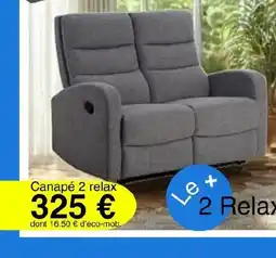 KREABEL Canapé 2 places offre