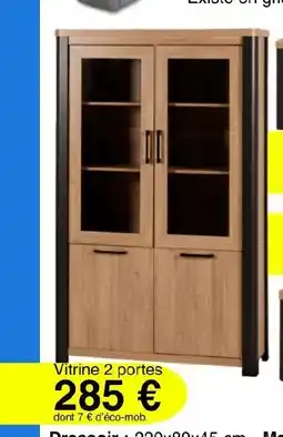 KREABEL Vitrine 2 portes offre