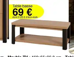 KREABEL Table basse offre