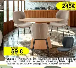 KREABEL Chaise offre