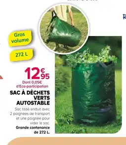 Kiriel Sac à déchets verts autostable offre