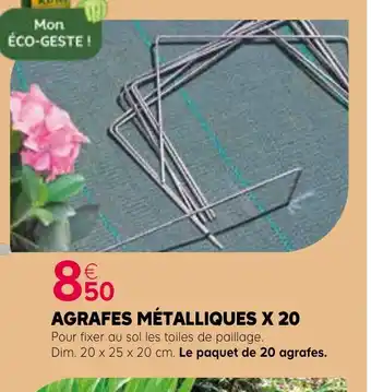 Kiriel Agrafes métalliques x 20 offre