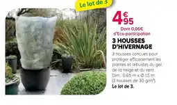 Kiriel 3 housses d'hivernage offre