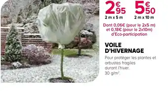 Kiriel Voile d'hivernage offre