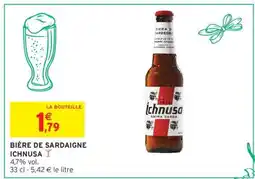 Intermarché BIÈRE DE SARDAIGNE ICHNUSA offre