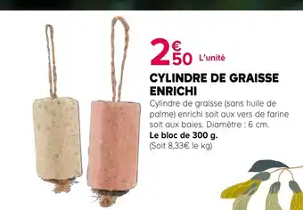 Kiriel Cylindre de graisse enrichi offre