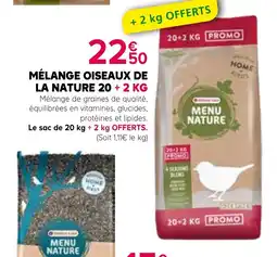 Kiriel Mélange oiseaux de la nature offre