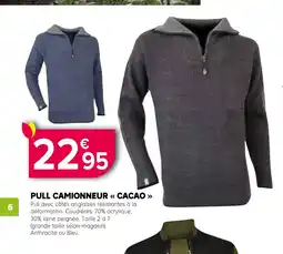 Kiriel Pull camionneur cacao offre