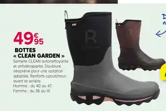 Kiriel Bottes clean garden offre