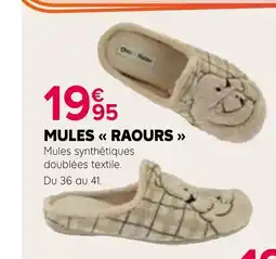 Kiriel Mules raours offre