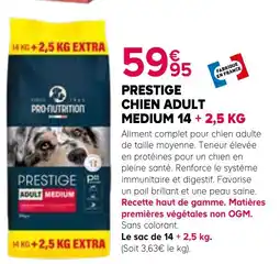 Kiriel PRESTIGE Chien adult medium offre