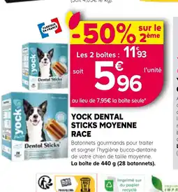 Kiriel YOCK Dental sticks moyenne race offre