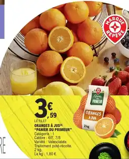 E.Leclerc PANIERS DU PRIMEUR Oranges à jus offre