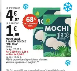E.Leclerc MEI ASIA Mochi glacé à la noix de coco offre