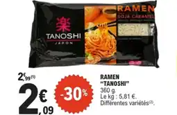 E.Leclerc TANOSHI Ramen offre