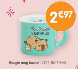 b&m Bougie mug kawaii offre